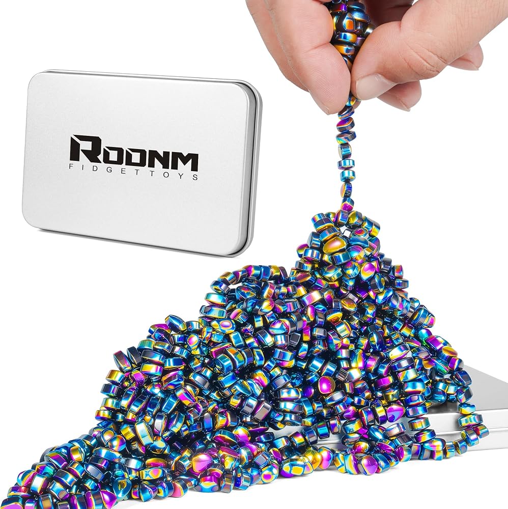 550-Piece - Magnetic - Desk Fidget Toy - Sensory Play Toy - Ages 14+