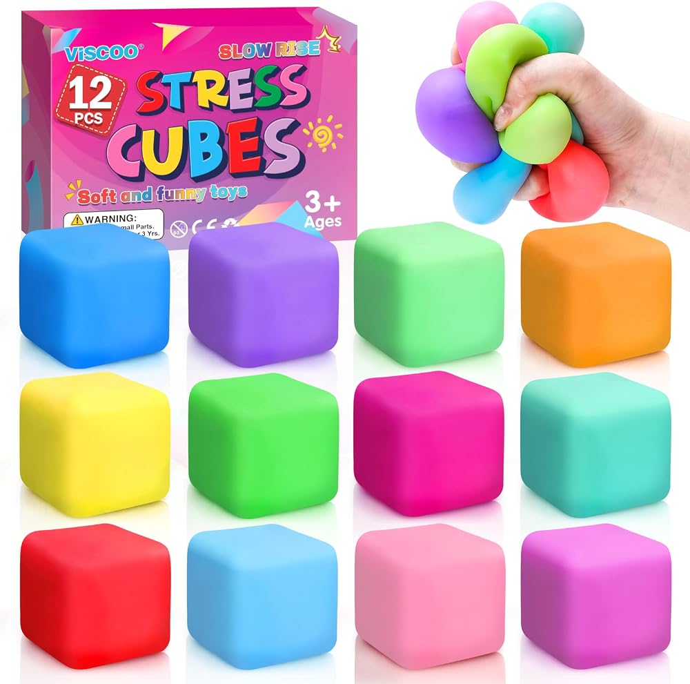 12-Piece - Fidget - Party Favor Toys - Sensory Play Toy - Ages 4+