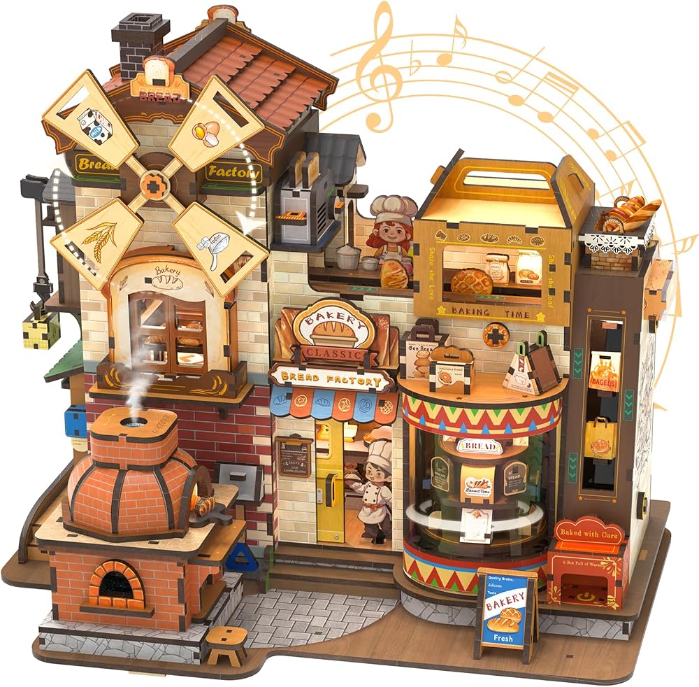 576-Piece - 3D Wooden Puzzle Kit - Creative Play Toy - Ages 14+