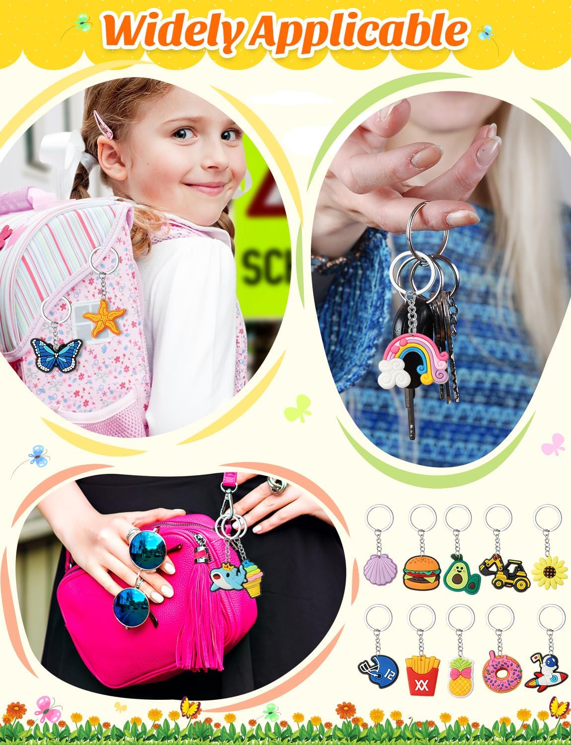 32-Piece - Car - Bag Charm Toy - Creative Play Toy