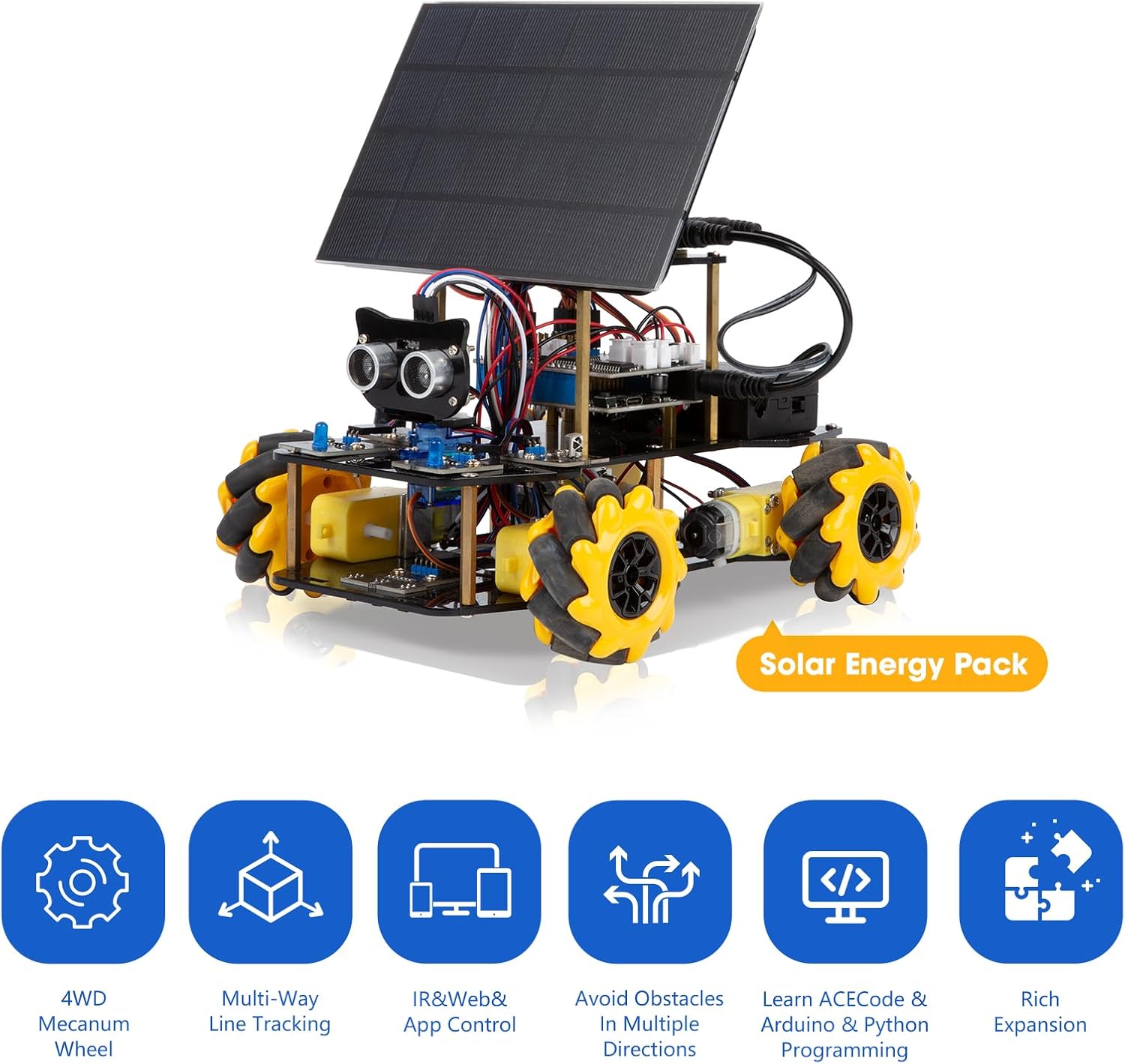 Car - Solar Robot Kit - STEM Learning Toy - SLR-092