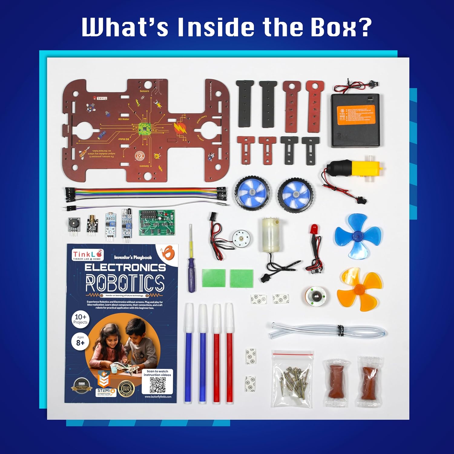 10-Piece - Science - STEM Robot Kit - STEM Learning Toy - Ages 8-14