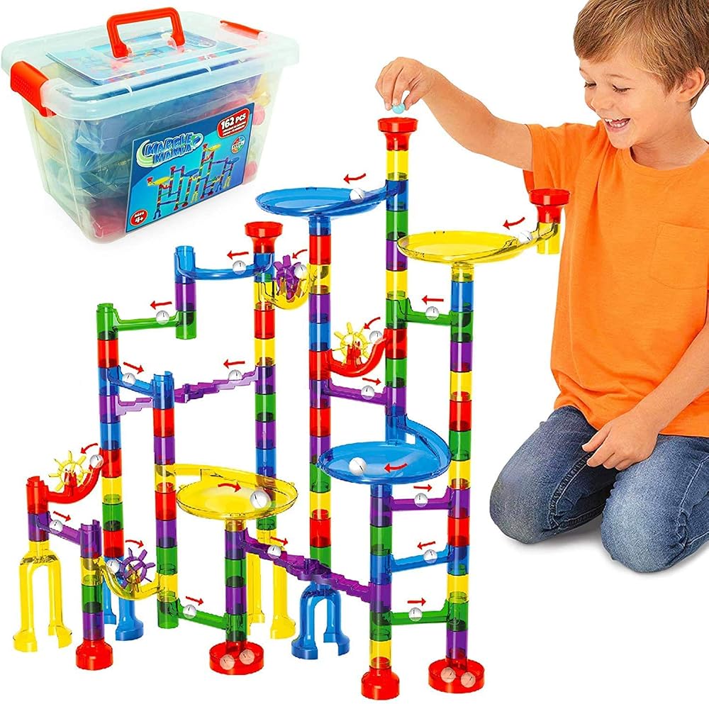 162-Piece - Marble Run Building Set - STEM Learning Toy - Ages 3+