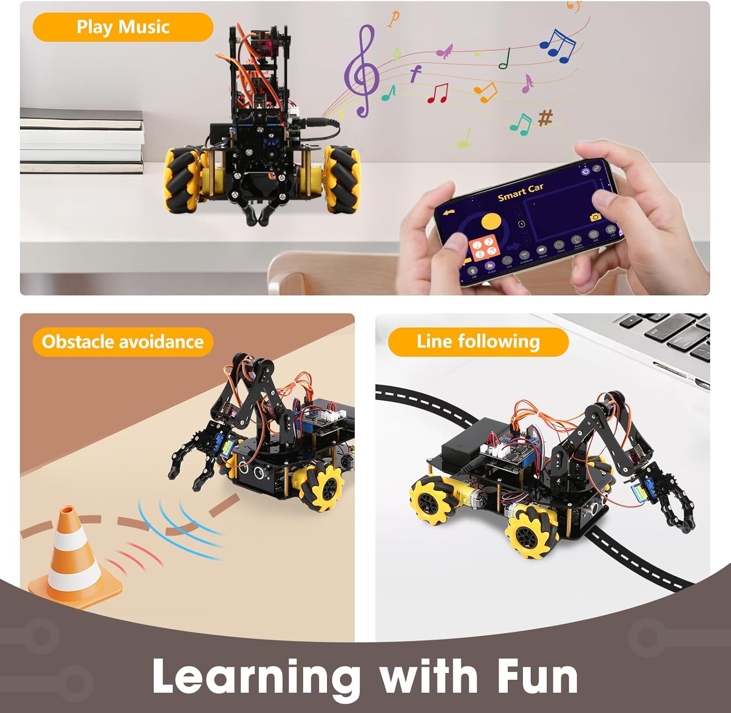 Car - STEM Robot Kit - STEM Learning Toy - Ages 8-12