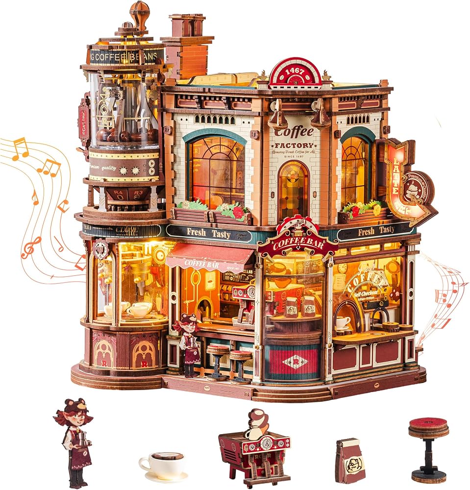 3D Wooden Puzzle Kit - Creative Play Toy - Ages 14+