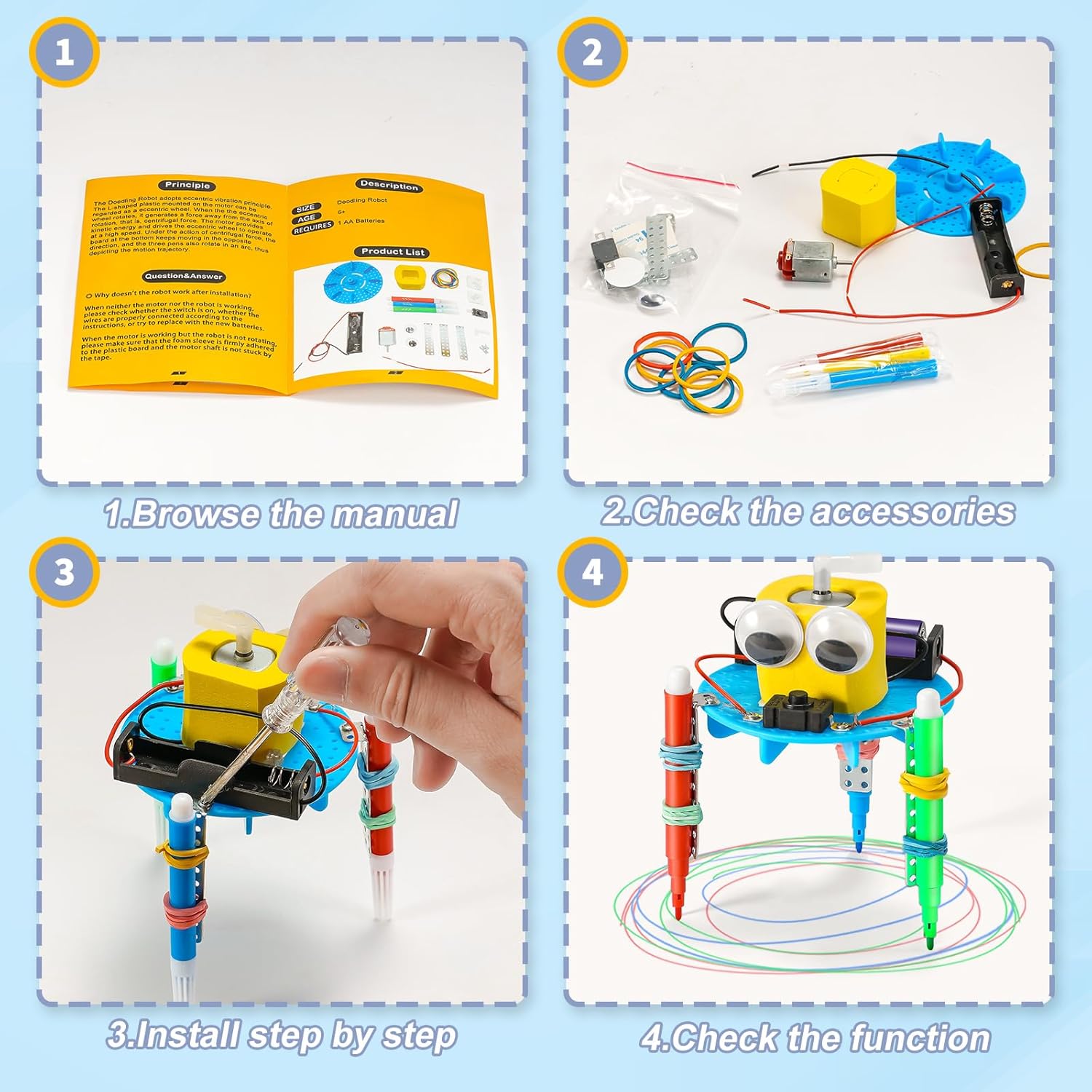 Science - STEM Robot Kit - STEM Learning Toy - Ages 8-12