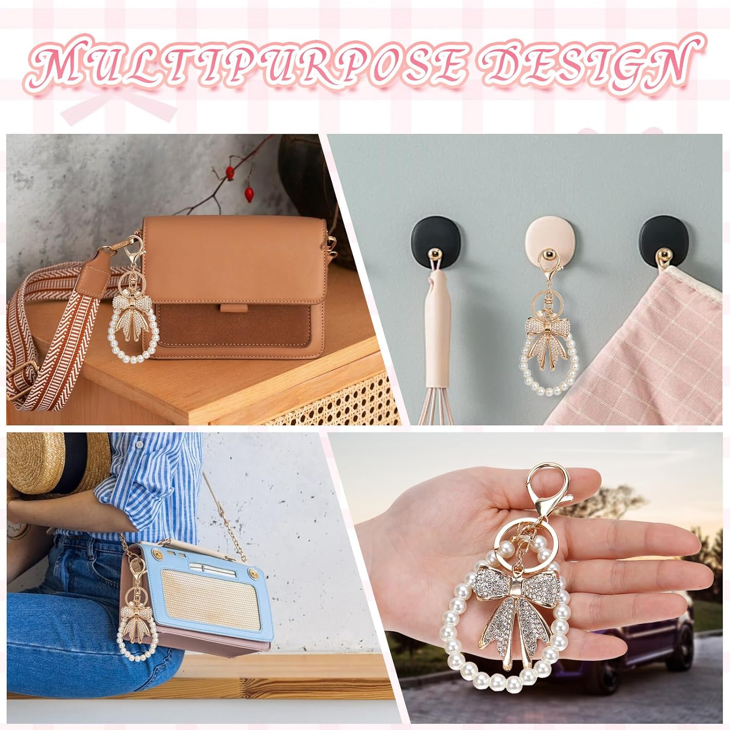 2-Piece - Keychain - Bag Charm Toy - Creative Play Toy