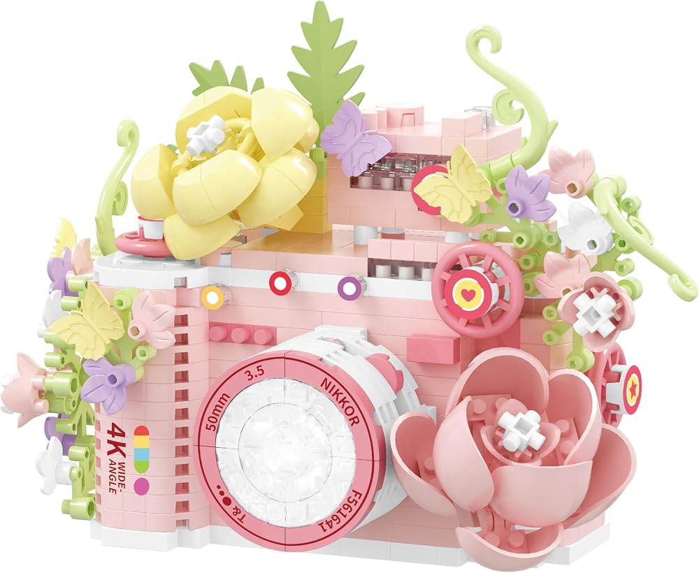 Flower - Blind Box Mini Bricks Set - Creative Play Toy - Ages 8+