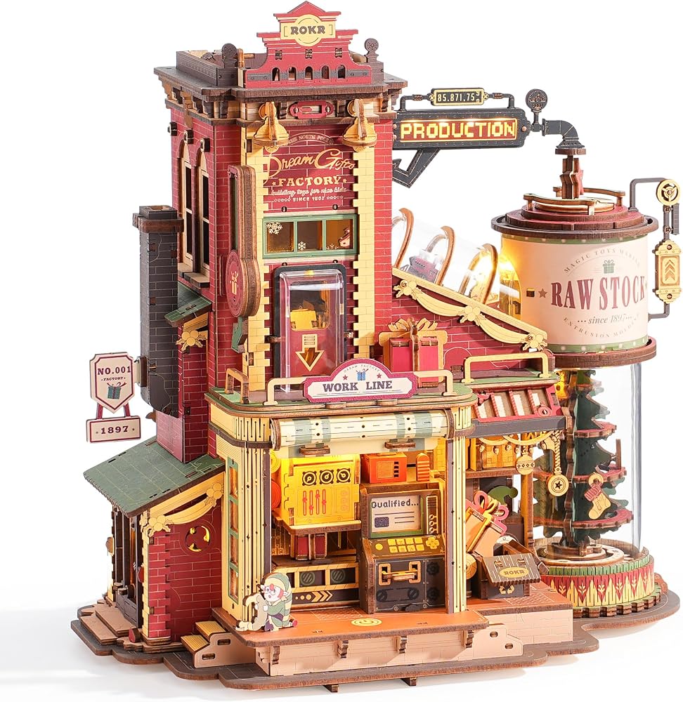 3D Wooden Puzzle Kit - Creative Play Toy - Ages 14+