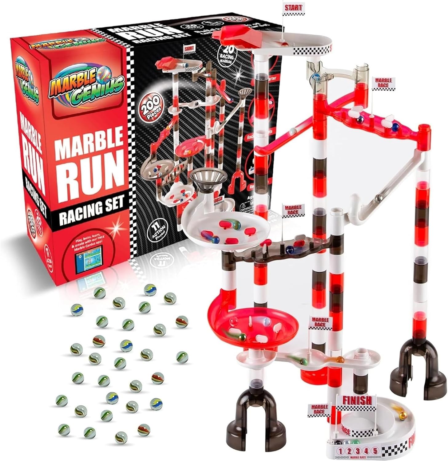 Marble Run Building Set - STEM Learning Toy - Ages 4+