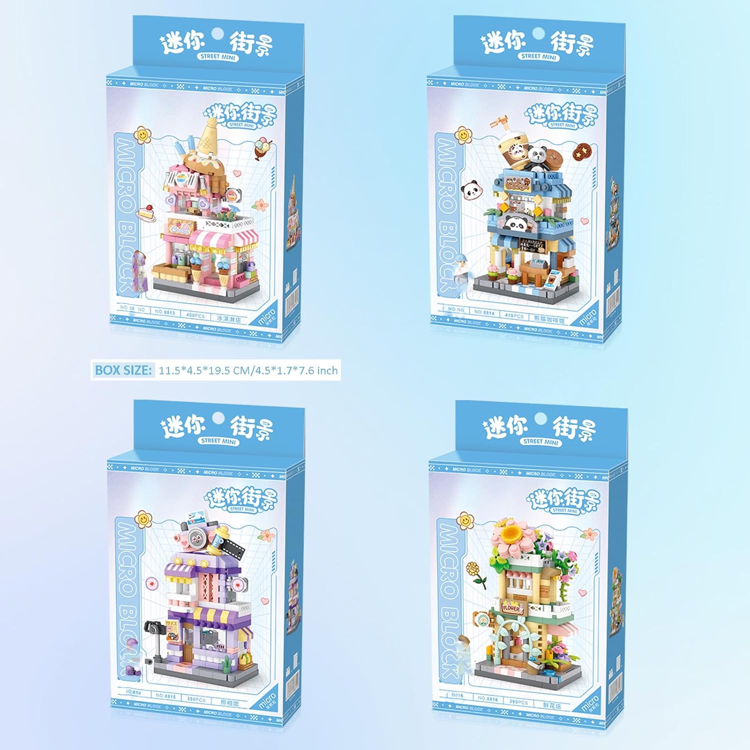 Mini Building Blocks Set - Creative Play Toy - Ages 3+
