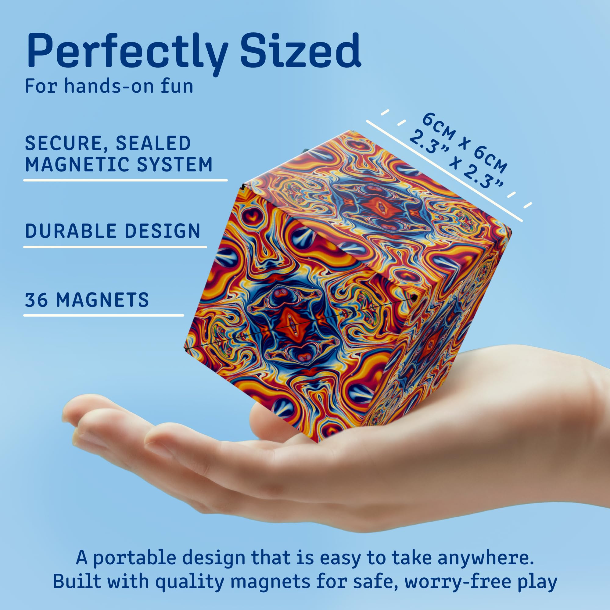 Magnetic - Desk Fidget Toy - Sensory Play Toy - Ages 8+