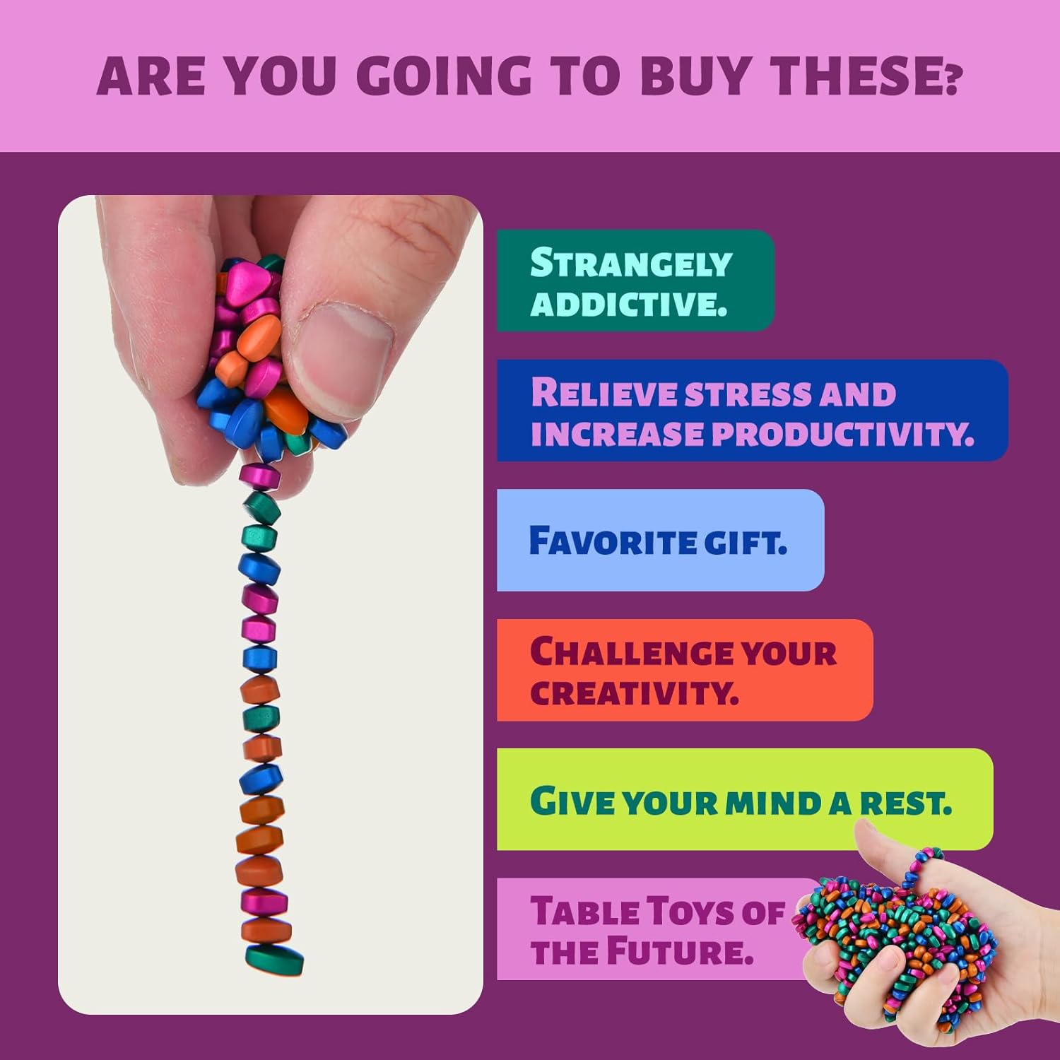 Sensory - Desk Fidget Toy - Sensory Play Toy - Ages 15+