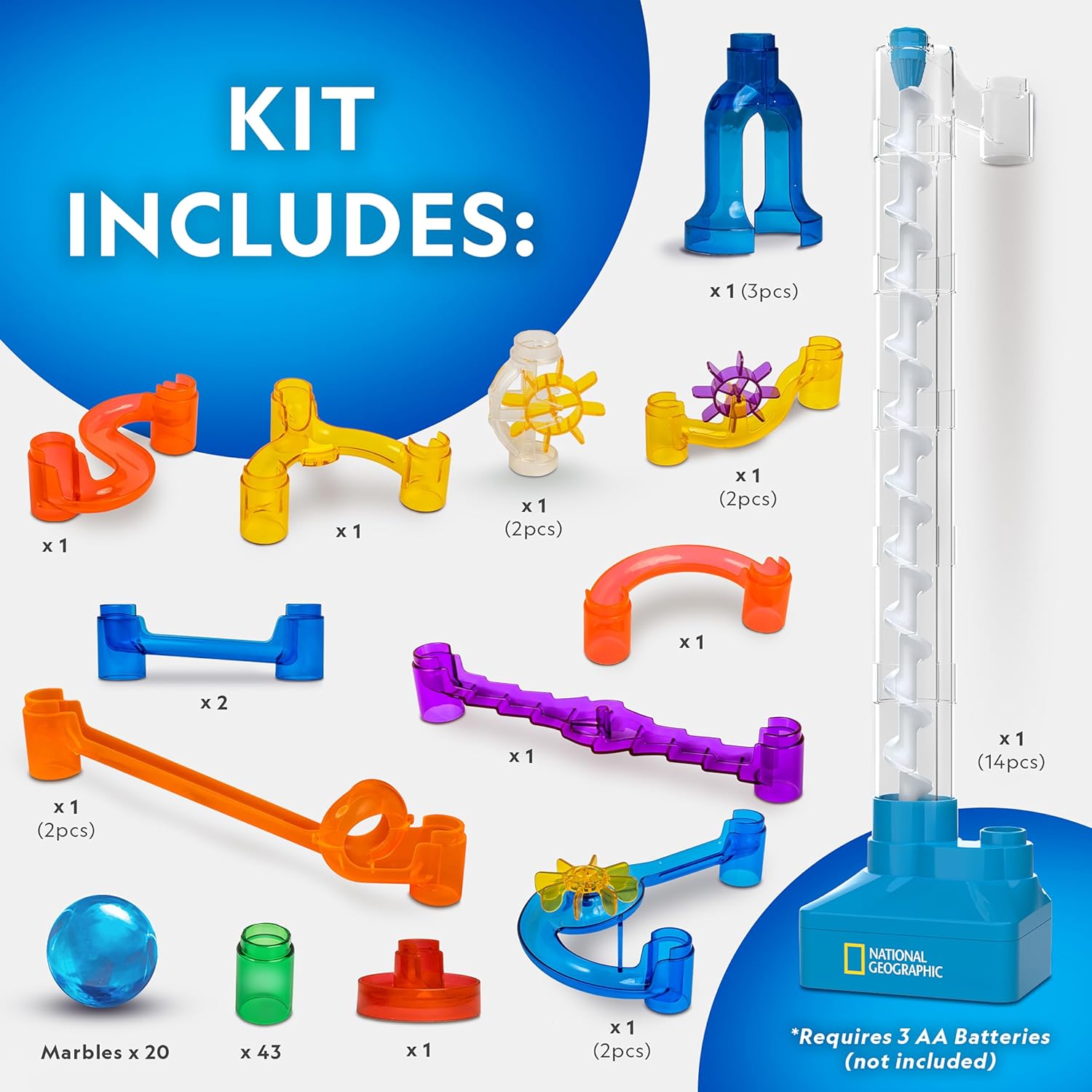 Marble Run Building Set - STEM Learning Toy - Ages 8+