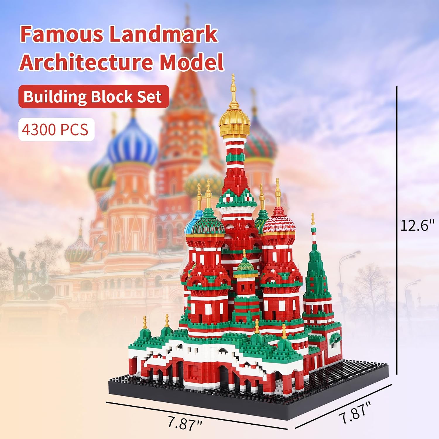 4300-Piece - Mini Building Blocks Set - STEM Learning Toy - Ages 15+