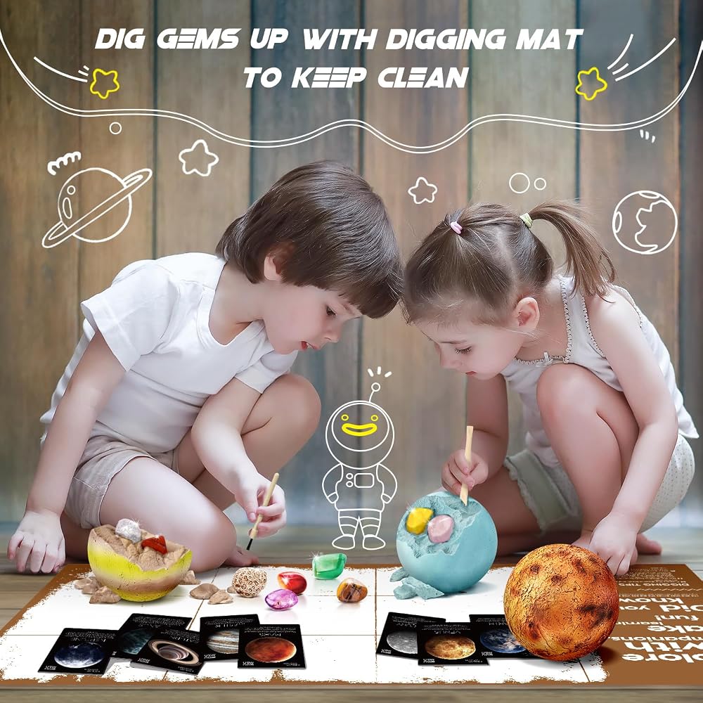 Solar - Dinosaur Dig Kit - STEM Learning Toy - Ages 6+