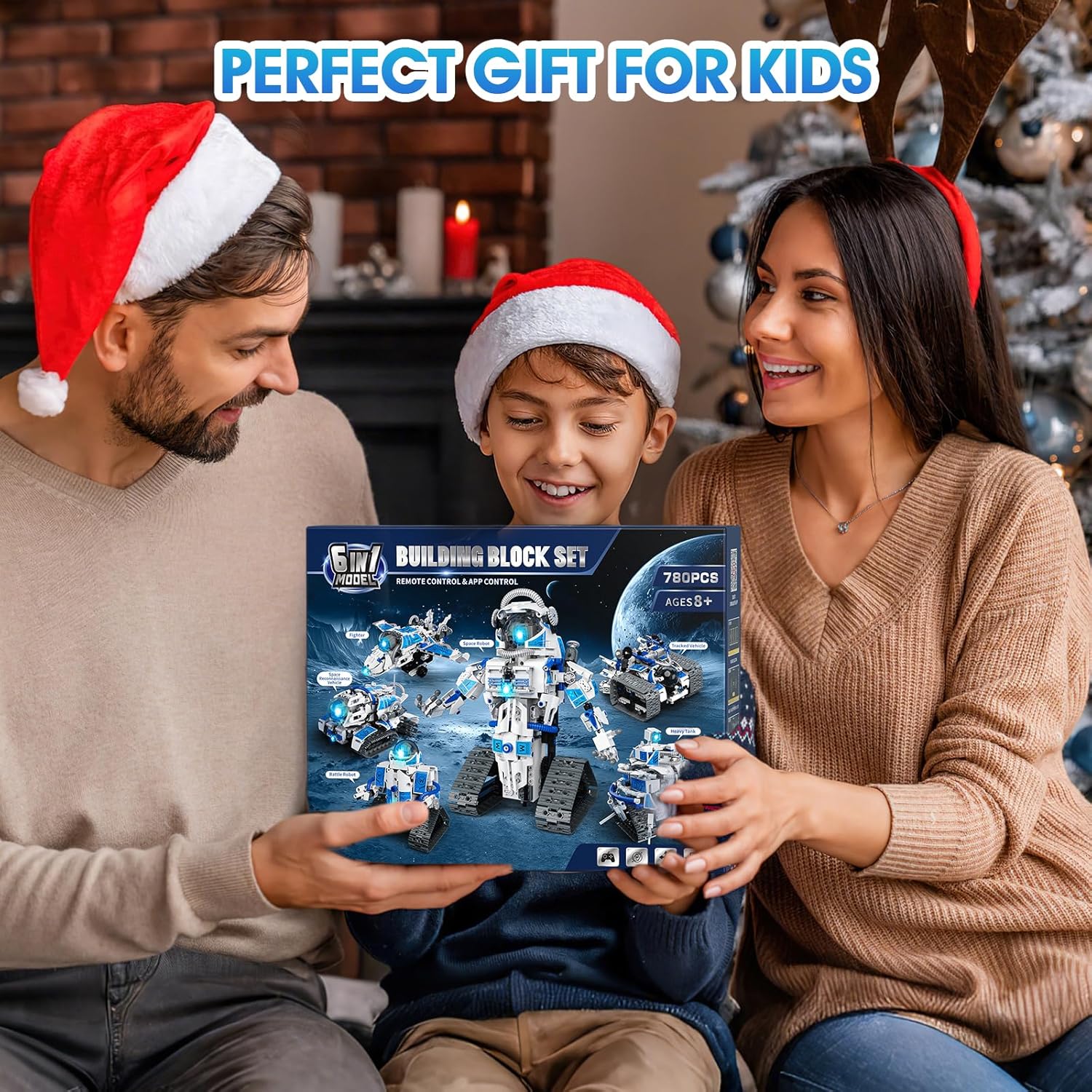 780-Piece - Space - STEM Robot Kit - STEM Learning Toy - Ages 8-14+