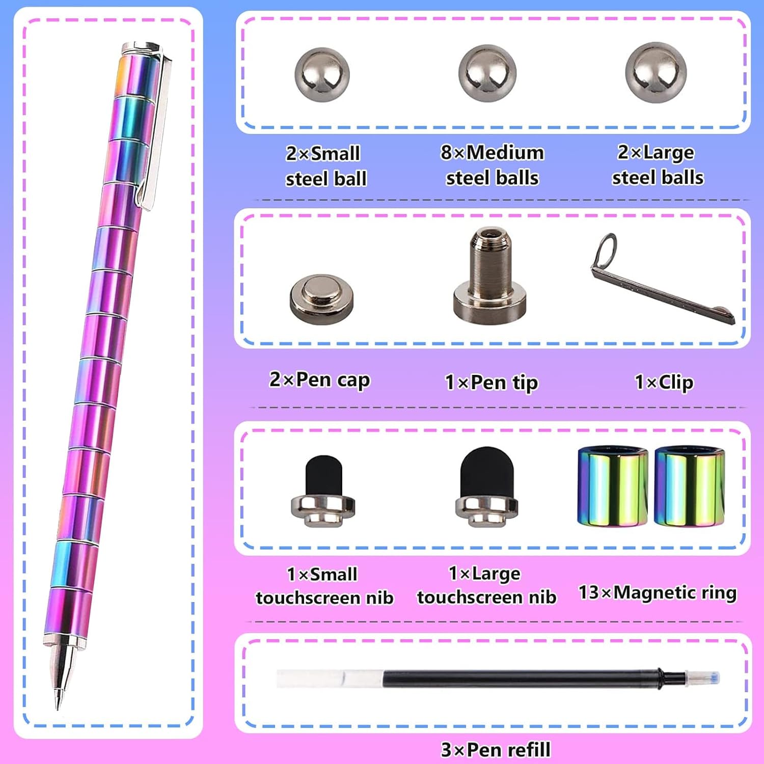Magnetic - Desk Fidget Toy - Sensory Play Toy