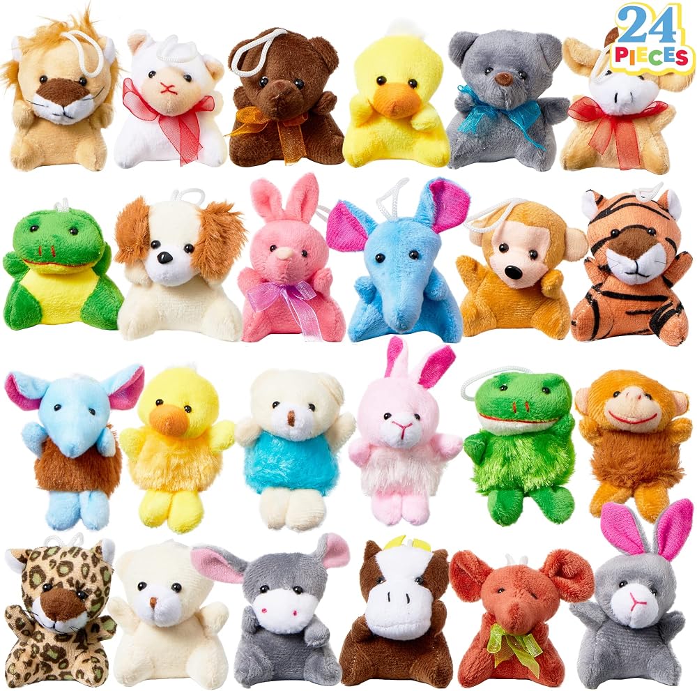24-Piece - Animal - Party Favor Toys - Creative Play Toy - Ages 3+