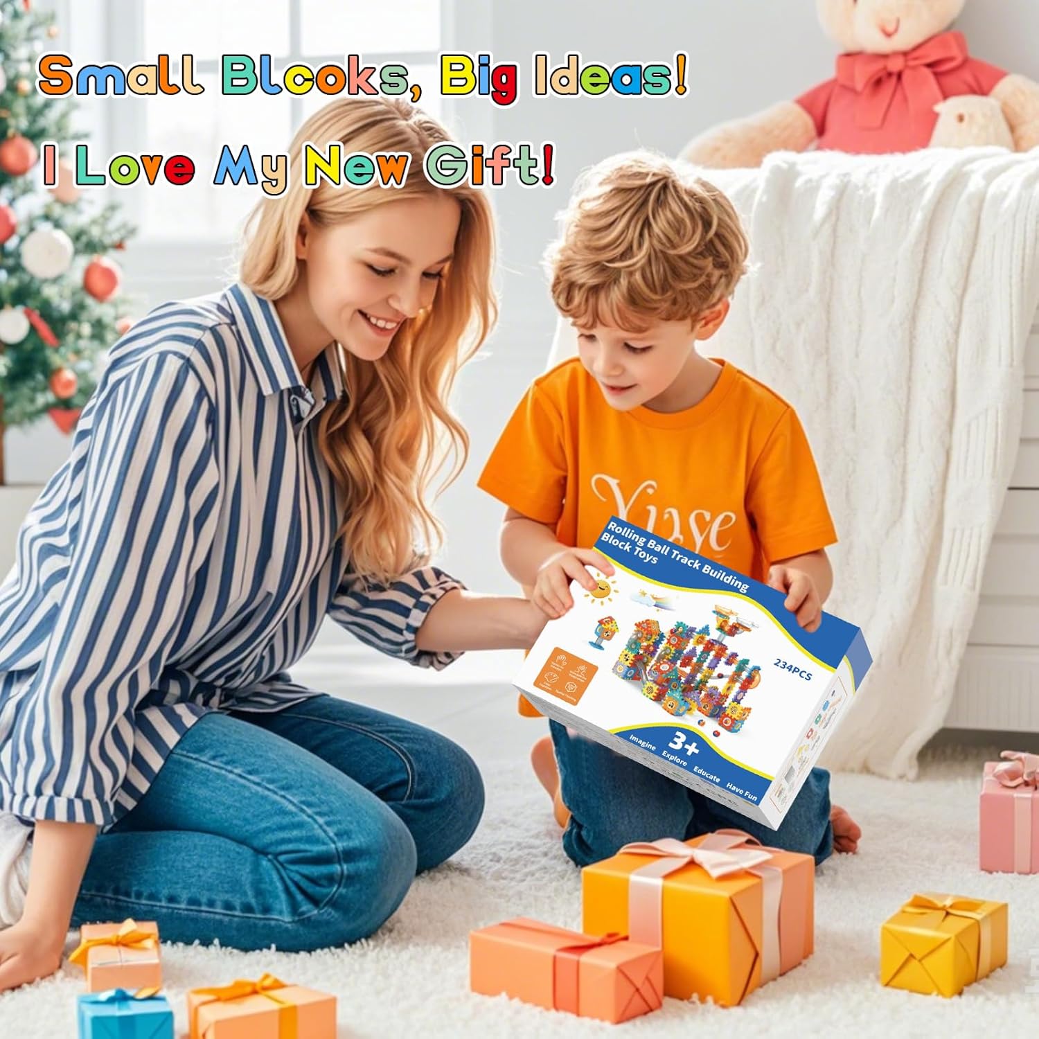 234-Piece - Marble Run Building Set - STEM Learning Toy